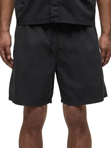 Hudson Jeans Men's Nylon Drawstring Shorts - Black | Thumbnail 7 Hudson Jeans Men's Nylon Drawstring Shorts - Black | Thumbnail 7