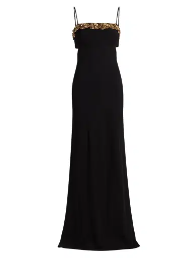 Ramy Brook Women's Helen Side Cut-Out Gown - Black | Thumbnail 1 Ramy Brook Women's Helen Side Cut-Out Gown - Black | Thumbnail 1
