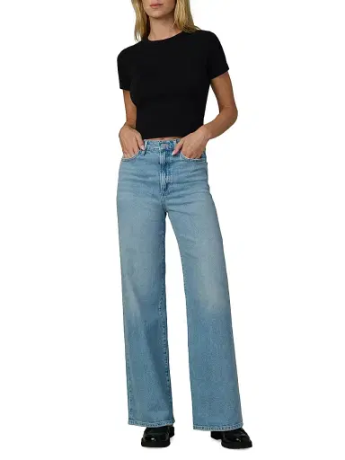 Joe's Jeans Women's The Mia Stretch High-Rise Wide-Leg Jeans - Undertow | Thumbnail 2 Joe's Jeans Women's The Mia Stretch High-Rise Wide-Leg Jeans - Undertow | Thumbnail 2