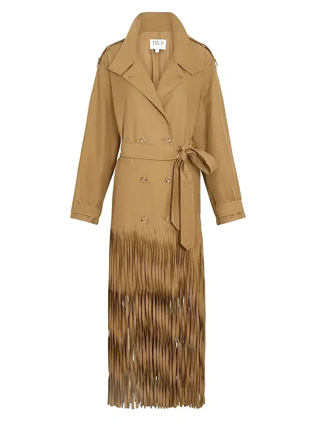Women's Fringe Benefit Trench Coat - British Khaki Women's Fringe Benefit Trench Coat - British Khaki