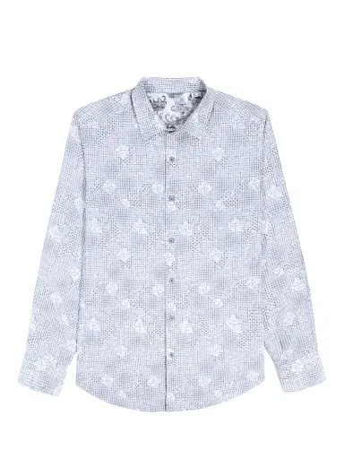 Robert Graham Men's Norfolk Printed Button-Front Shirt | Thumbnail 1 Robert Graham Men's Norfolk Printed Button-Front Shirt | Thumbnail 1