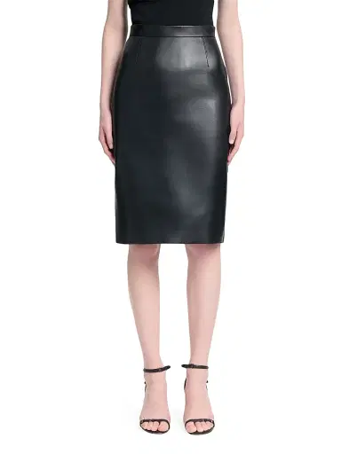 Altuzarra Women's Hank Leather Pencil Skirt - Black | Thumbnail 3 Altuzarra Women's Hank Leather Pencil Skirt - Black | Thumbnail 3