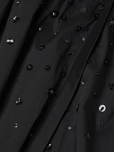 Ungaro Women's Kace Sequin-Embellished Midi-Shirtdress - Black - Size XS | Thumbnail 6 Ungaro Women's Kace Sequin-Embellished Midi-Shirtdress - Black - Size XS | Thumbnail 6