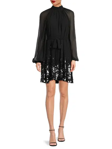 Ungaro Women's Bradly Sequined Belted Minidress | Thumbnail 2 Ungaro Women's Bradly Sequined Belted Minidress | Thumbnail 2