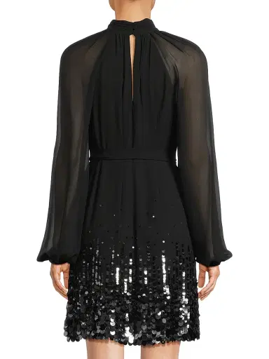 Ungaro Women's Bradly Sequined Belted Minidress | Thumbnail 5 Ungaro Women's Bradly Sequined Belted Minidress | Thumbnail 5