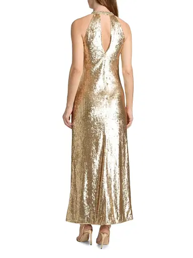 Ungaro Women's Elwood Embellished Sleeveless Sequin Gown - Antique | Thumbnail 5 Ungaro Women's Elwood Embellished Sleeveless Sequin Gown - Antique | Thumbnail 5