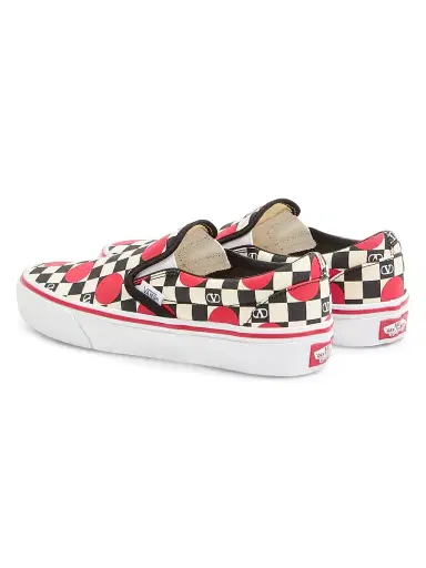 Valentino Garavani Women's and Vans Slip-On Sneakers - Butter Black Rouge Pur | Thumbnail 3 Valentino Garavani Women's and Vans Slip-On Sneakers - Butter Black Rouge Pur | Thumbnail 3