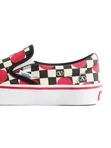 Valentino Garavani Women's and Vans Slip-On Sneakers - Butter Black Rouge Pur | Thumbnail 6 Valentino Garavani Women's and Vans Slip-On Sneakers - Butter Black Rouge Pur | Thumbnail 6