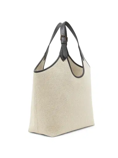 Versace Women's Medusa Cotton Tote Bag - Rope Black Gold | Thumbnail 5 Versace Women's Medusa Cotton Tote Bag - Rope Black Gold | Thumbnail 5