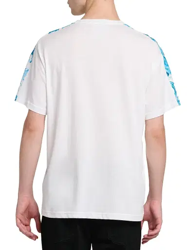Versace Jeans Couture Men's Filigree Cotton Crewneck T-Shirt - White - Size XXL | Thumbnail 5 Versace Jeans Couture Men's Filigree Cotton Crewneck T-Shirt - White - Size XXL | Thumbnail 5