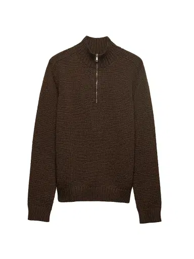 Prada Men's Wool Turtleneck Sweater - Green | Thumbnail 1 Prada Men's Wool Turtleneck Sweater - Green | Thumbnail 1