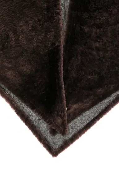 NOUR HAMMOUR Foulard Shearling Headscarf | Thumbnail 4 NOUR HAMMOUR Foulard Shearling Headscarf | Thumbnail 4