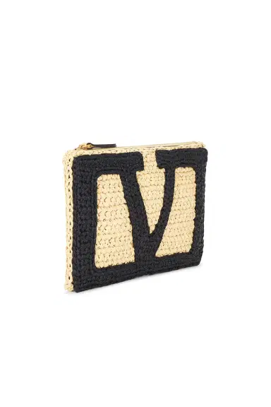 Valentino Garavani Viva Superstar Crochet Medium Flat Pouch | Thumbnail 4 Valentino Garavani Viva Superstar Crochet Medium Flat Pouch | Thumbnail 4