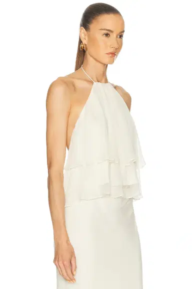 The Sei Ruffle Halter Top | Thumbnail 2 The Sei Ruffle Halter Top | Thumbnail 2