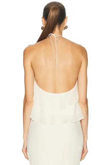 The Sei Ruffle Halter Top | Thumbnail 3 The Sei Ruffle Halter Top | Thumbnail 3