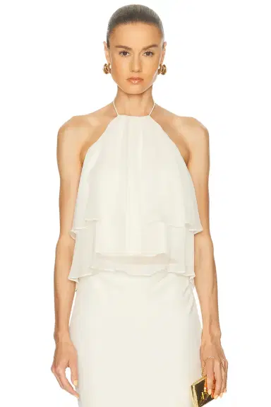 The Sei Ruffle Halter Top | Thumbnail 1 The Sei Ruffle Halter Top | Thumbnail 1