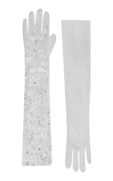 ILA Eline Floral Sequin Gloves | Thumbnail 1 ILA Eline Floral Sequin Gloves | Thumbnail 1