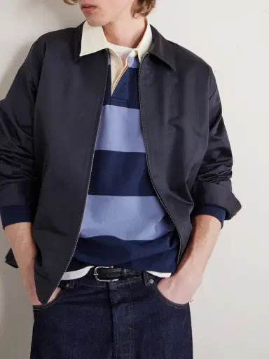 NN07 David 30043 Striped Organic Cotton Polo Shirt - Men | Thumbnail 4 NN07 David 30043 Striped Organic Cotton Polo Shirt - Men | Thumbnail 4