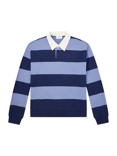 NN07 David 30043 Striped Organic Cotton Polo Shirt - Men | Thumbnail 1 NN07 David 30043 Striped Organic Cotton Polo Shirt - Men | Thumbnail 1