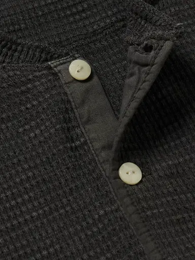 RRL Slim-Fit Textured-Cotton Henley T-Shirt - Men | Thumbnail 5 RRL Slim-Fit Textured-Cotton Henley T-Shirt - Men | Thumbnail 5