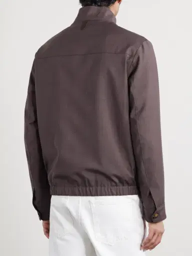 Canali Impeccabile Wool Bomber Jacket - Men | Thumbnail 4 Canali Impeccabile Wool Bomber Jacket - Men | Thumbnail 4