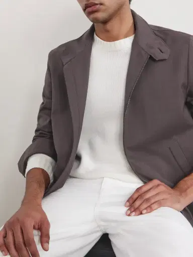 Canali Impeccabile Wool Bomber Jacket - Men | Thumbnail 5 Canali Impeccabile Wool Bomber Jacket - Men | Thumbnail 5