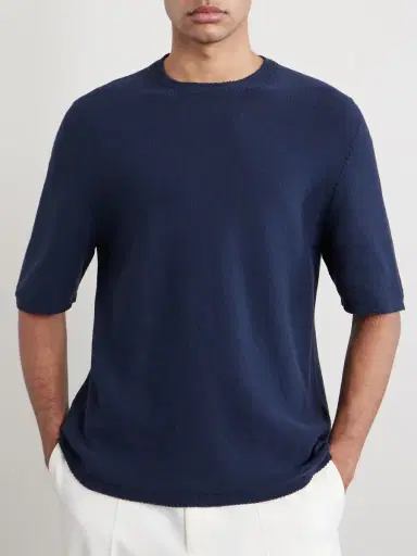 Inis Meáin Linen and Cotton-Blend T-Shirt - Men | Thumbnail 3 Inis Meáin Linen and Cotton-Blend T-Shirt - Men | Thumbnail 3