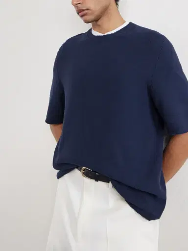 Inis Meáin Linen and Cotton-Blend T-Shirt - Men | Thumbnail 5 Inis Meáin Linen and Cotton-Blend T-Shirt - Men | Thumbnail 5