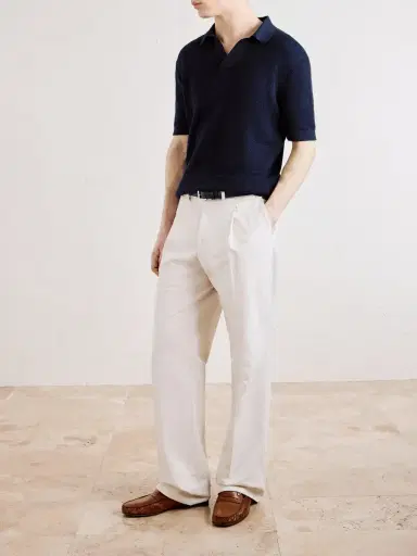 Zegna Slim-Fit Cotton-Piqué Polo Shirt - Men | Thumbnail 2 Zegna Slim-Fit Cotton-Piqué Polo Shirt - Men | Thumbnail 2