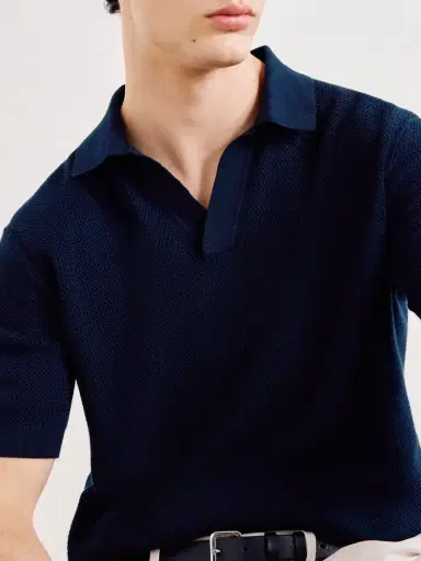 Zegna Slim-Fit Cotton-Piqué Polo Shirt - Men | Thumbnail 5 Zegna Slim-Fit Cotton-Piqué Polo Shirt - Men | Thumbnail 5