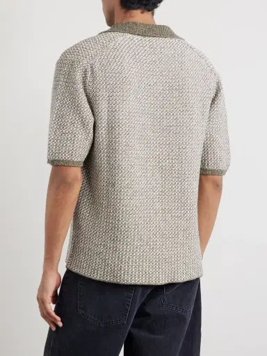 Inis Meáin Tonnta Camp-Collar Linen, Cotton and Cashmere-Blend Shirt - Men | Thumbnail 4 Inis Meáin Tonnta Camp-Collar Linen, Cotton and Cashmere-Blend Shirt - Men | Thumbnail 4