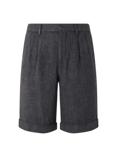 Barena Scandola Simodo Straight-Leg Pleated Linen-Blend Gabardine Shorts - Men | Thumbnail 1 Barena Scandola Simodo Straight-Leg Pleated Linen-Blend Gabardine Shorts - Men | Thumbnail 1