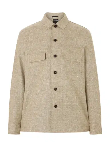 Zegna Woven Overshirt - Men | Thumbnail 1 Zegna Woven Overshirt - Men | Thumbnail 1