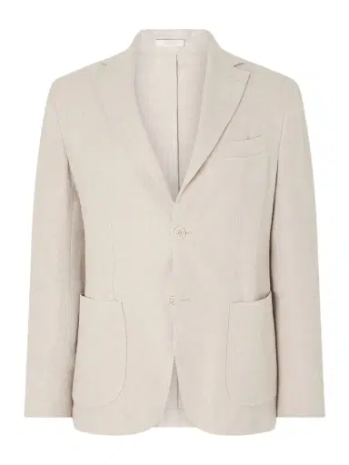 ELEVENTY Stretch Linen, Wool and Silk-Blend Suit Jacket - Men | Thumbnail 1 ELEVENTY Stretch Linen, Wool and Silk-Blend Suit Jacket - Men | Thumbnail 1