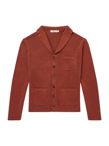Inis Meáin Pub Jacket Linen Cardigan - Men | Thumbnail 1 Inis Meáin Pub Jacket Linen Cardigan - Men | Thumbnail 1