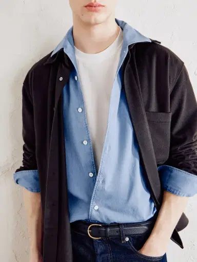 Zegna Denim Shirt - Men | Thumbnail 5 Zegna Denim Shirt - Men | Thumbnail 5