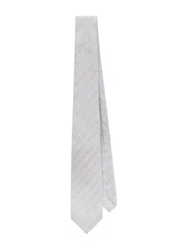 Saint Laurent 7cm Striped Silk-Voile Tie - Men | Thumbnail 1 Saint Laurent 7cm Striped Silk-Voile Tie - Men | Thumbnail 1