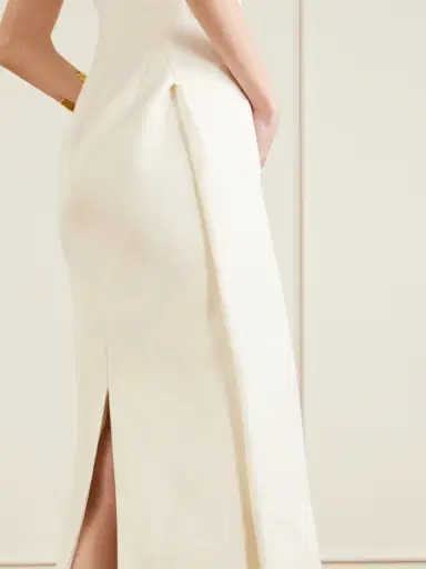 Jacquemus Tablier Linen-blend Midi Dress | Thumbnail 4 Jacquemus Tablier Linen-blend Midi Dress | Thumbnail 4