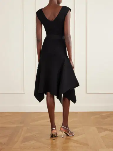 Proenza Schouler Artemis Belted Ribbed-knit Midi Dress | Thumbnail 3 Proenza Schouler Artemis Belted Ribbed-knit Midi Dress | Thumbnail 3