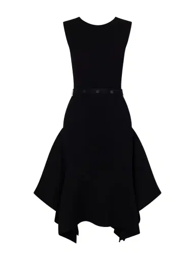 Proenza Schouler Artemis Belted Ribbed-knit Midi Dress | Thumbnail 1 Proenza Schouler Artemis Belted Ribbed-knit Midi Dress | Thumbnail 1