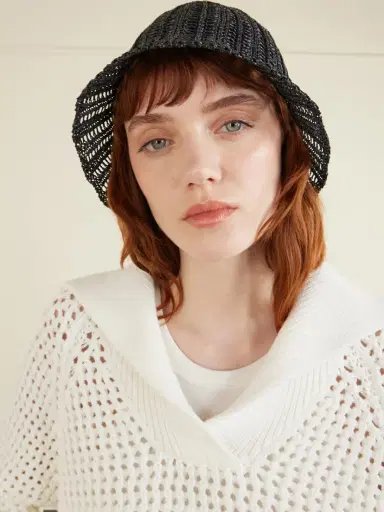 Brunello Cucinelli Woven Bucket Hat | Thumbnail 2 Brunello Cucinelli Woven Bucket Hat | Thumbnail 2