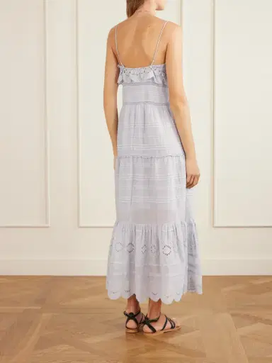 Marant Étoile Paule Broderie Anglaise Cotton Maxi Dress | Thumbnail 3 Marant Étoile Paule Broderie Anglaise Cotton Maxi Dress | Thumbnail 3