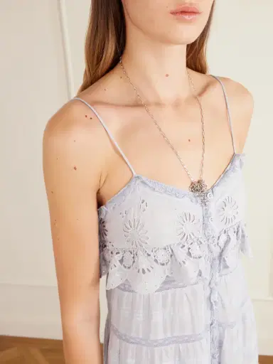 Marant Étoile Paule Broderie Anglaise Cotton Maxi Dress | Thumbnail 4 Marant Étoile Paule Broderie Anglaise Cotton Maxi Dress | Thumbnail 4