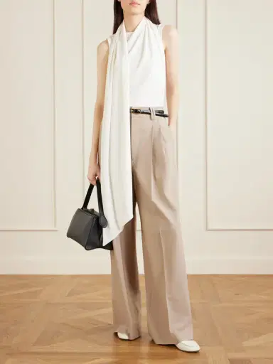 AMI PARIS Scarf-detailed Jersey Top | Thumbnail 2 AMI PARIS Scarf-detailed Jersey Top | Thumbnail 2