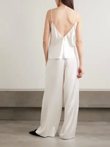 Olivia von Halle Blair Silk-satin Pajamas | Thumbnail 3 Olivia von Halle Blair Silk-satin Pajamas | Thumbnail 3