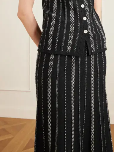 Proenza Schouler White Label Morena Striped Jacquard-knit Maxi Skirt | Thumbnail 5 Proenza Schouler White Label Morena Striped Jacquard-knit Maxi Skirt | Thumbnail 5