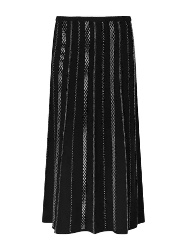 Proenza Schouler White Label Morena Striped Jacquard-knit Maxi Skirt | Thumbnail 1 Proenza Schouler White Label Morena Striped Jacquard-knit Maxi Skirt | Thumbnail 1