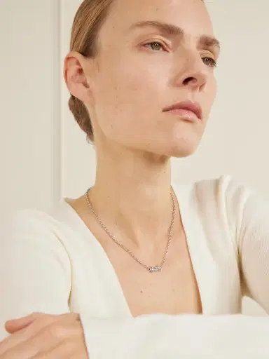 L’Atelier Nawbar Warrior Princess 18-karat White Gold Diamond Necklace | Thumbnail 2 L’Atelier Nawbar Warrior Princess 18-karat White Gold Diamond Necklace | Thumbnail 2