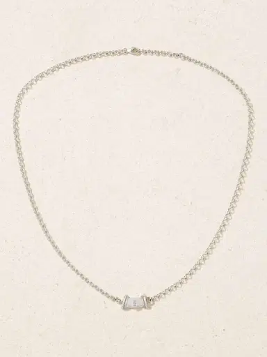 L’Atelier Nawbar Warrior Princess 18-karat White Gold Diamond Necklace | Thumbnail 4 L’Atelier Nawbar Warrior Princess 18-karat White Gold Diamond Necklace | Thumbnail 4