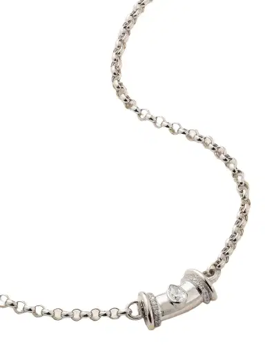 L’Atelier Nawbar Warrior Princess 18-karat White Gold Diamond Necklace | Thumbnail 1 L’Atelier Nawbar Warrior Princess 18-karat White Gold Diamond Necklace | Thumbnail 1